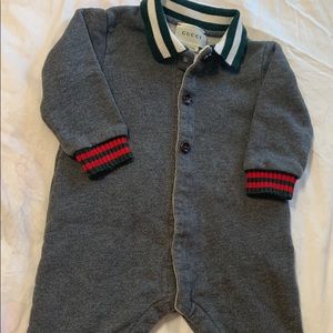 Infant Gucci fleece onesie